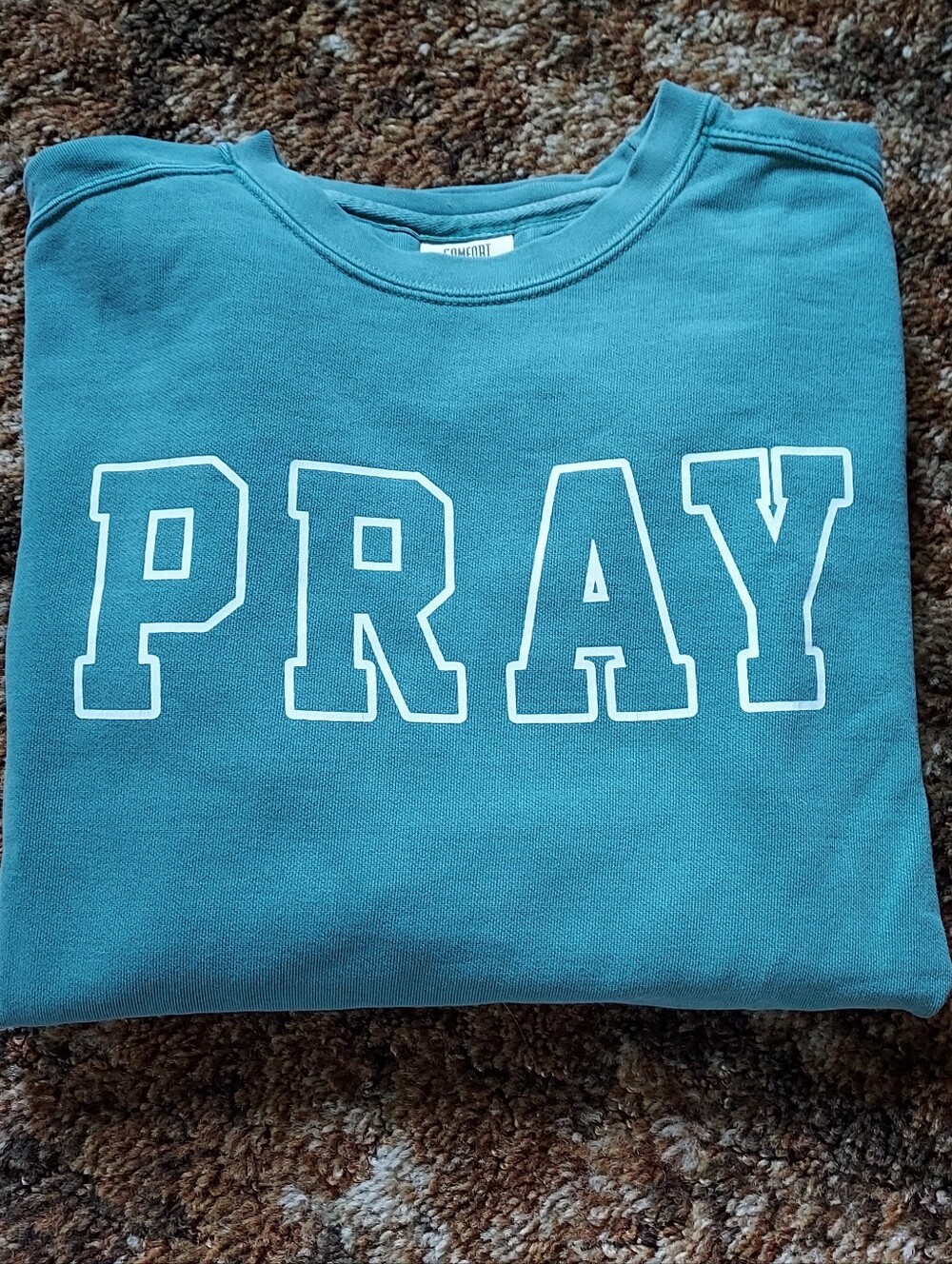 Conviction CO. 'PRAY' Graphic Crewneck Sweatshirt